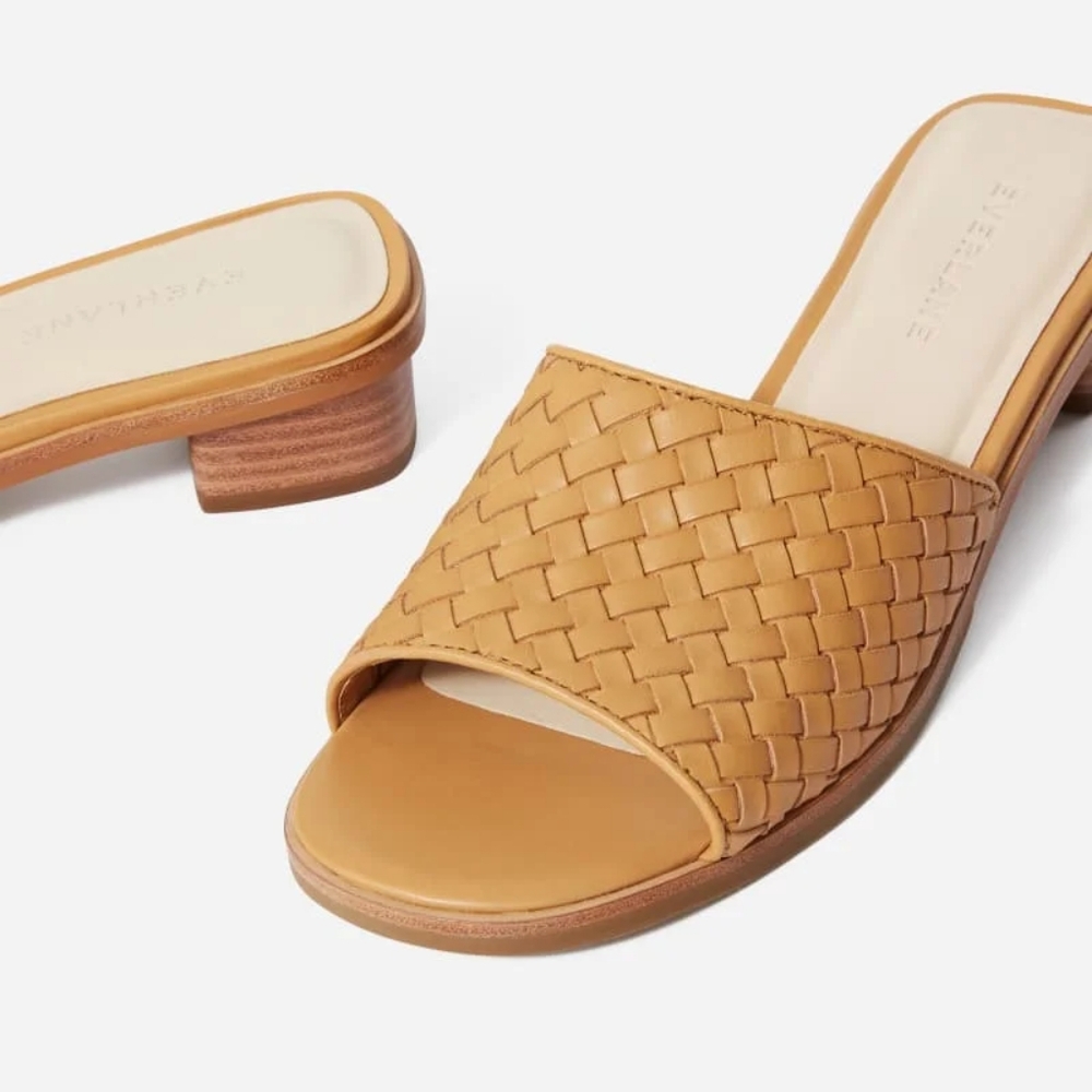 Everlane Tan Woven Sandals